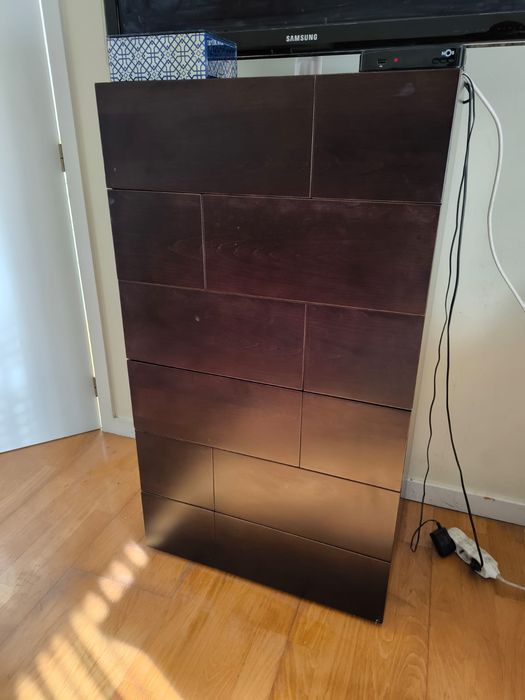 Conjunto de cama + mesas de cabeceira + comoda
