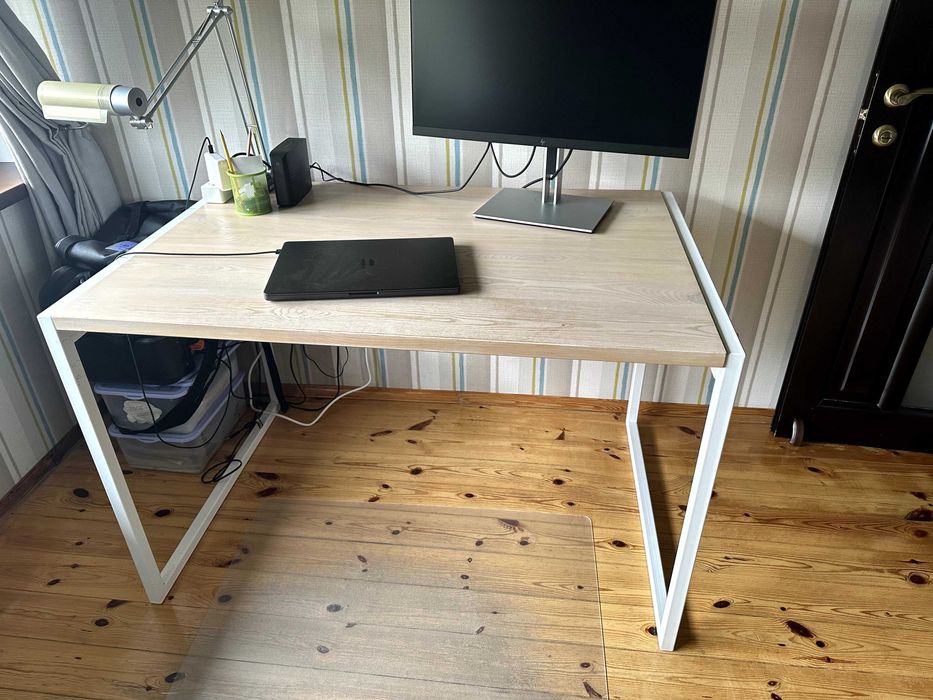 Стіл письмовий в стилі Loft - 120 x 80 x 77 - дерев'яна стільниця