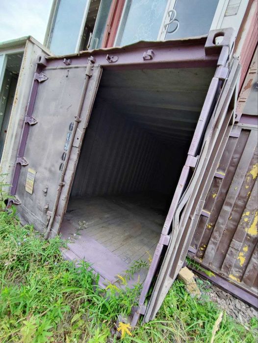 Контейнер 20 футовый (тонный) морской №11 Серо-коричневый