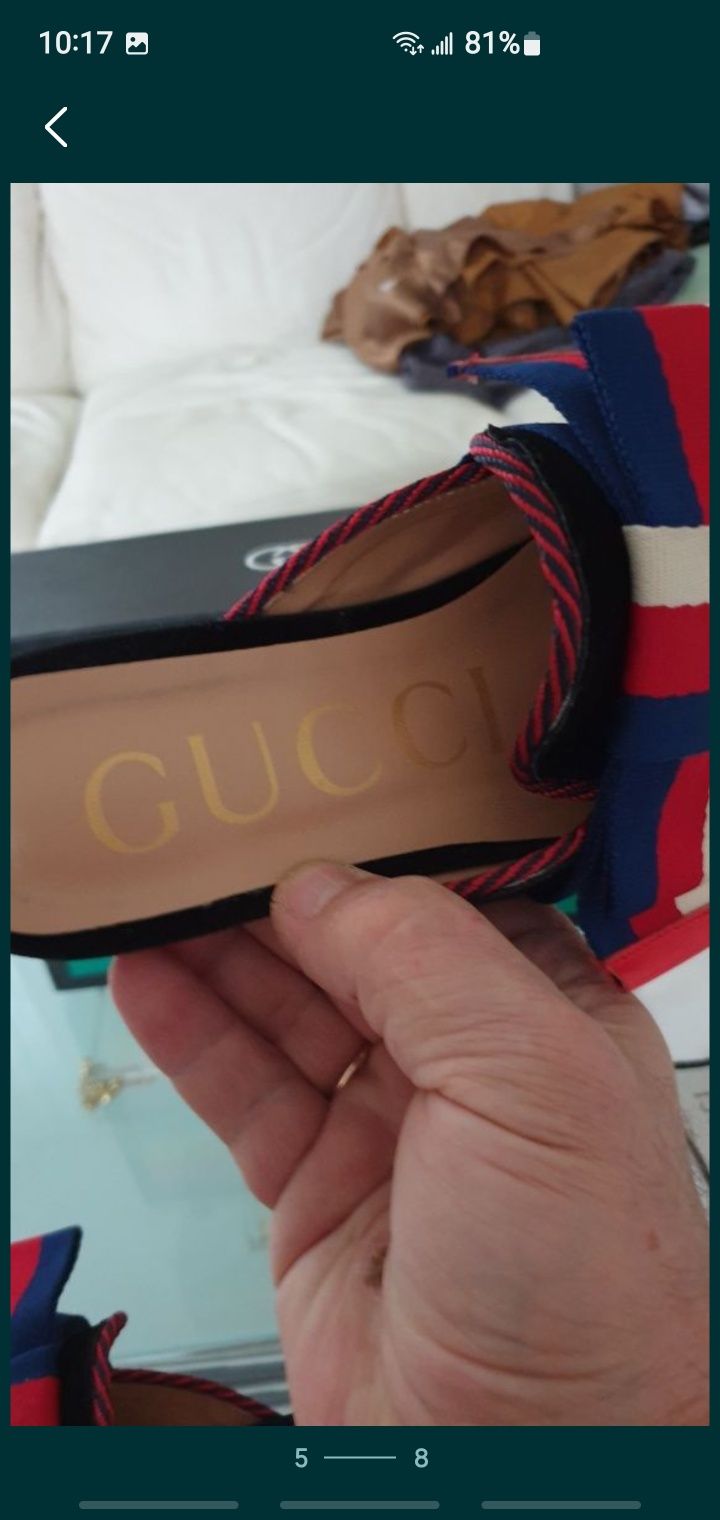 Новая обувь Gucci
