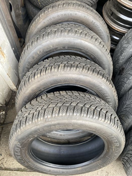 Opony zimowe para 185/60r15 Dunlop Winter Response-2 19r.7mm 88T