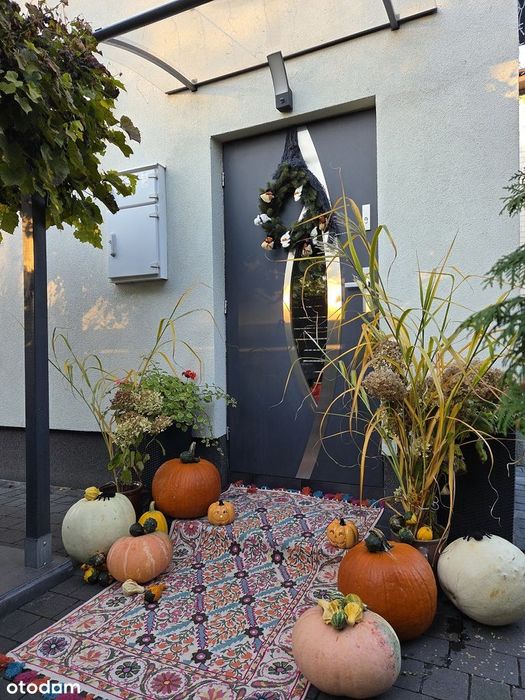 Kompaktowy, przytulny, ciepły dom z dużym tarasem.