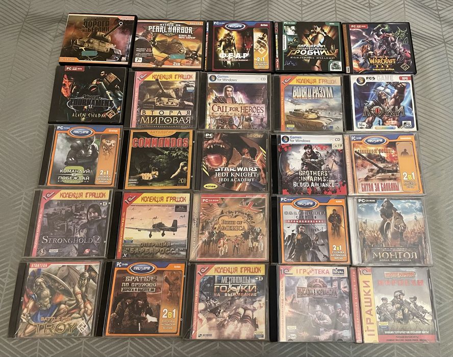 Компьютерные игры на CD дисках