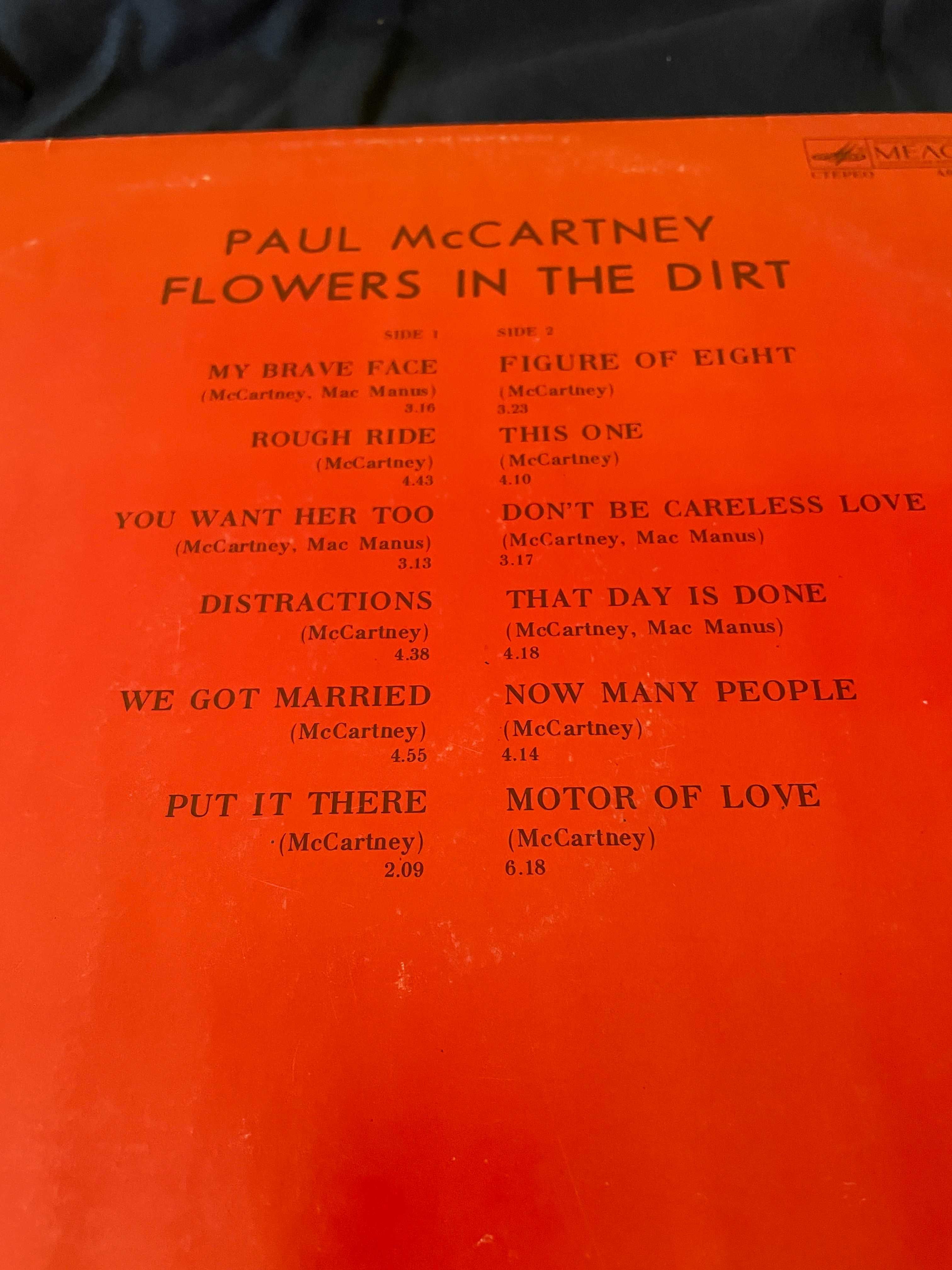 Paul McCARTNEY,,Flowers in the dirt''(nowy winyl z 1989r)