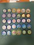 Brinquedo Conjunto 32 Tazos Noz Pokemon