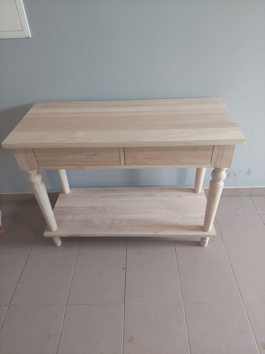 Nowa Konsola, szafka toaletka dębowa
