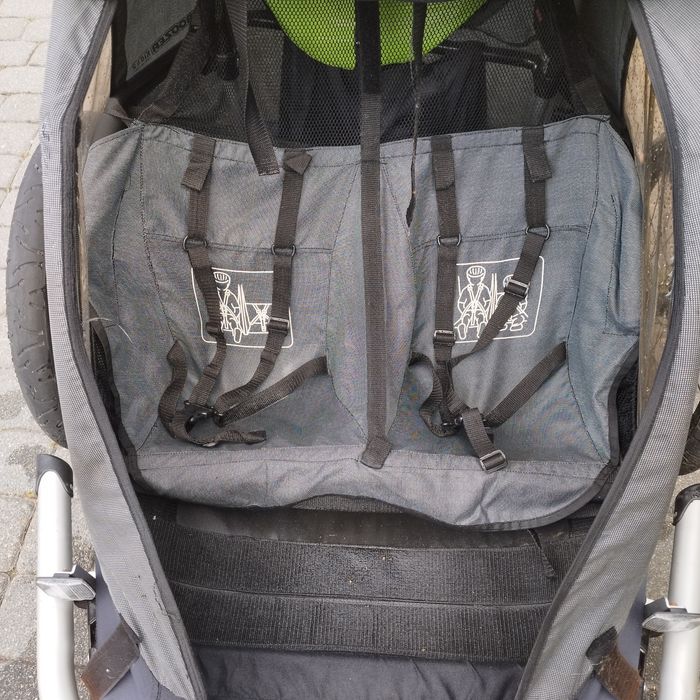Przyczepka rowerowa jogger wózek dziecięca dwuosobowa Croozer Kid 2 3w