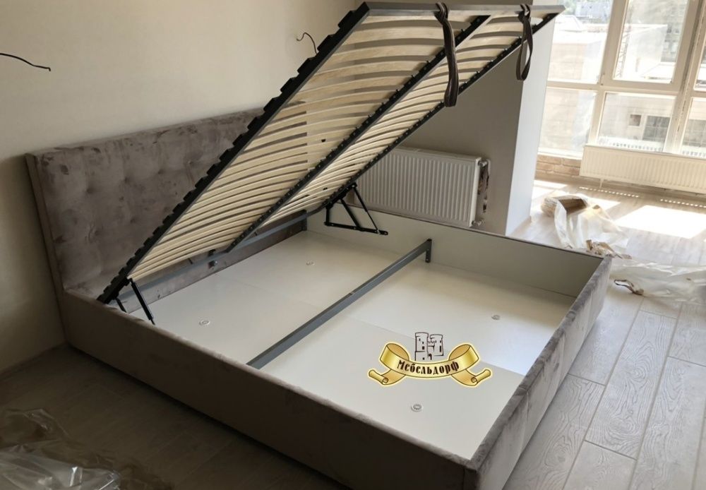 Кровать "Натали" с подъемным механизмом на металокаркасе, Акция, Днепр