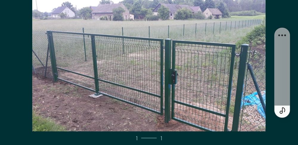 Ogrodzenie z siatki siatka ogrodzeniowa