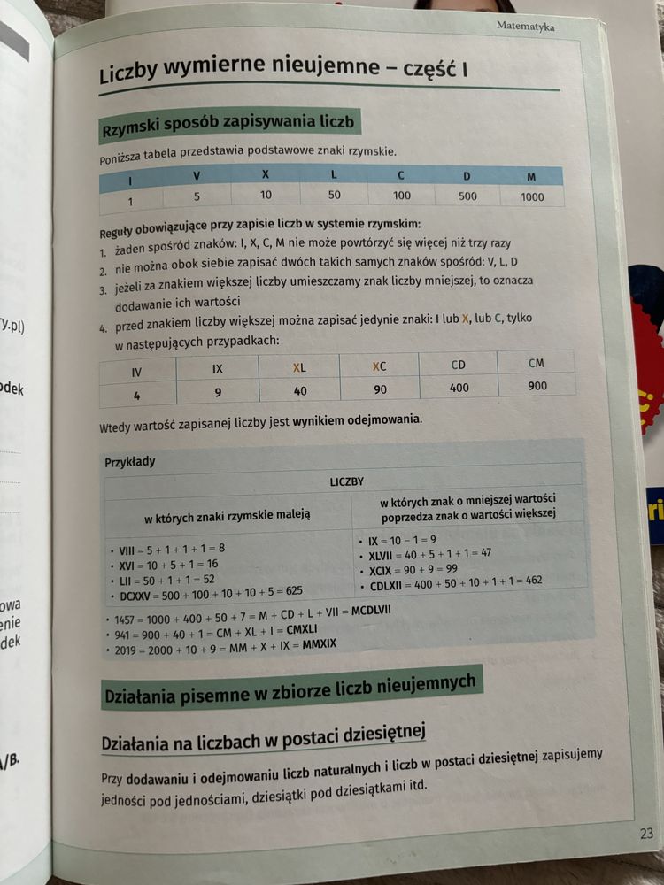 Repetytorium ósmoklasisty- 5 broszur- j.polski i matematyka