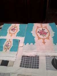 conjunto de toalhas vintage