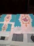 conjunto de toalhas vintage