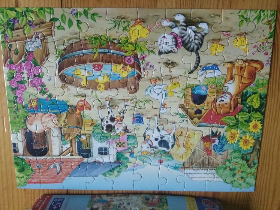 Puzzle Zwierzęta wiejskie Farm 5+ Castorland 60 elementów