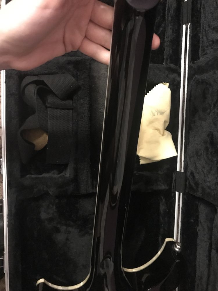 Ibanez Dn500 darkstone, stalowe progi X-jumbo