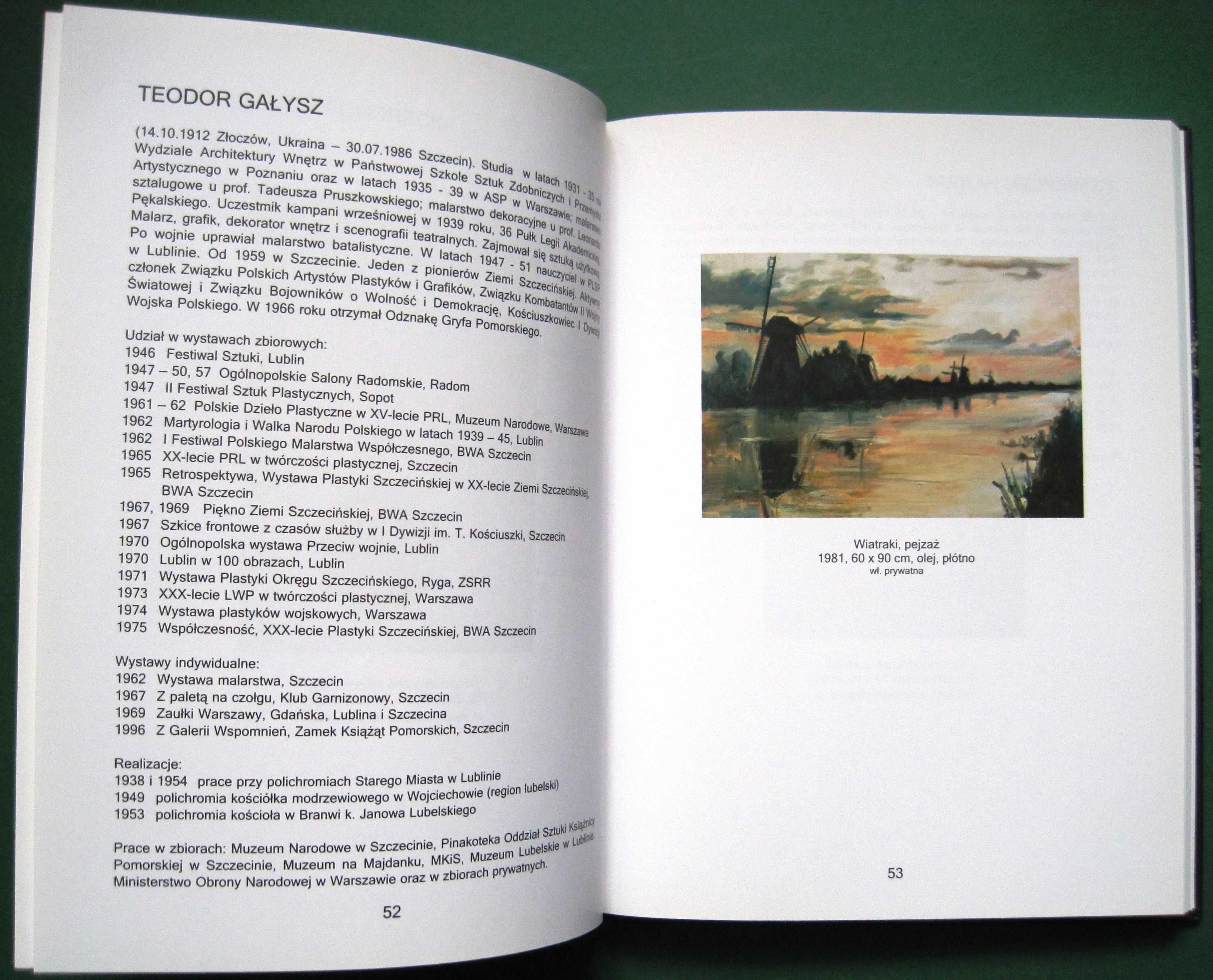 Z galerii wspomnień - artyści Szczecina ALBUM od 1945 do 2005