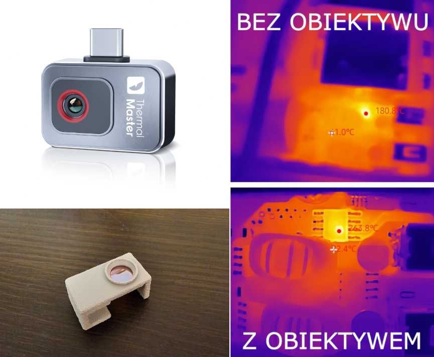 Thermal master p2 obiektyw MACRO
