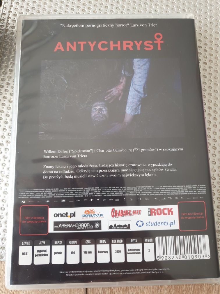Antychryst Lars von Trier dvd wersja nieocenzurowana