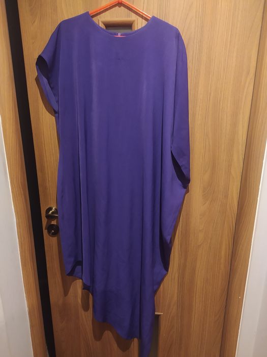 Elegancka efektowna sukienka lub tunika asymetryczna 52/54