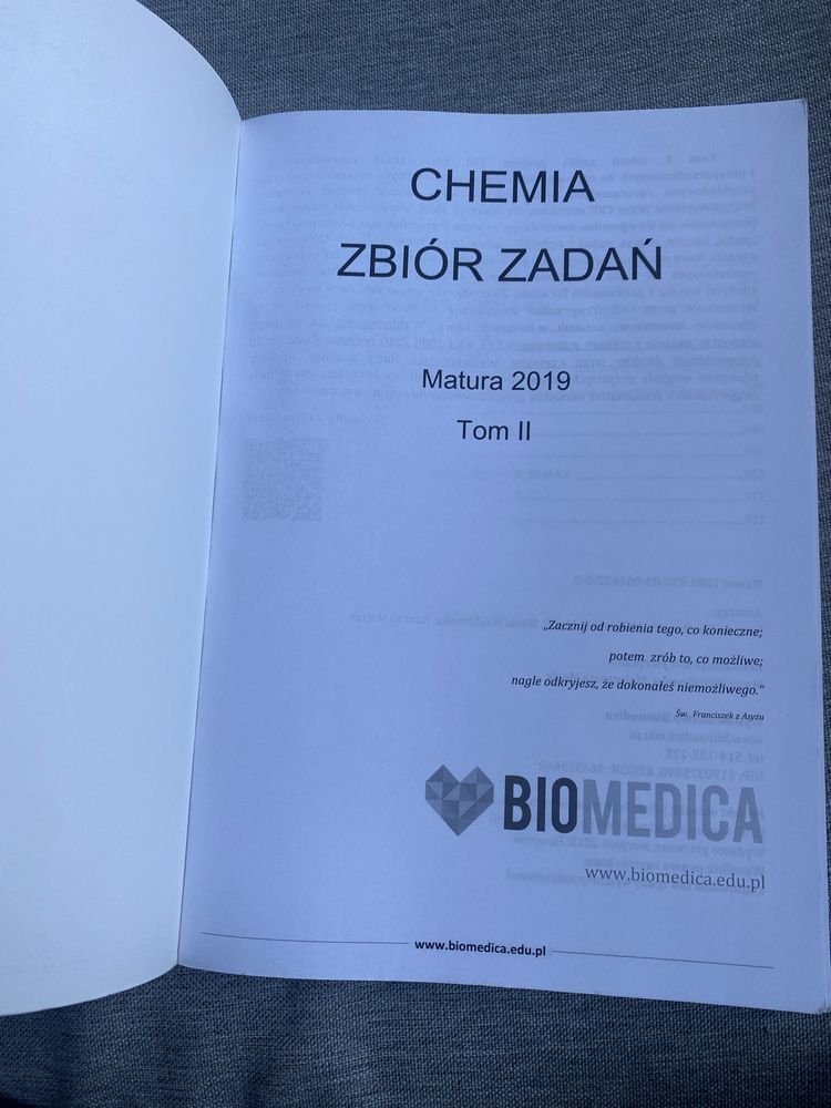 chemia biomedica - zbiór zadań