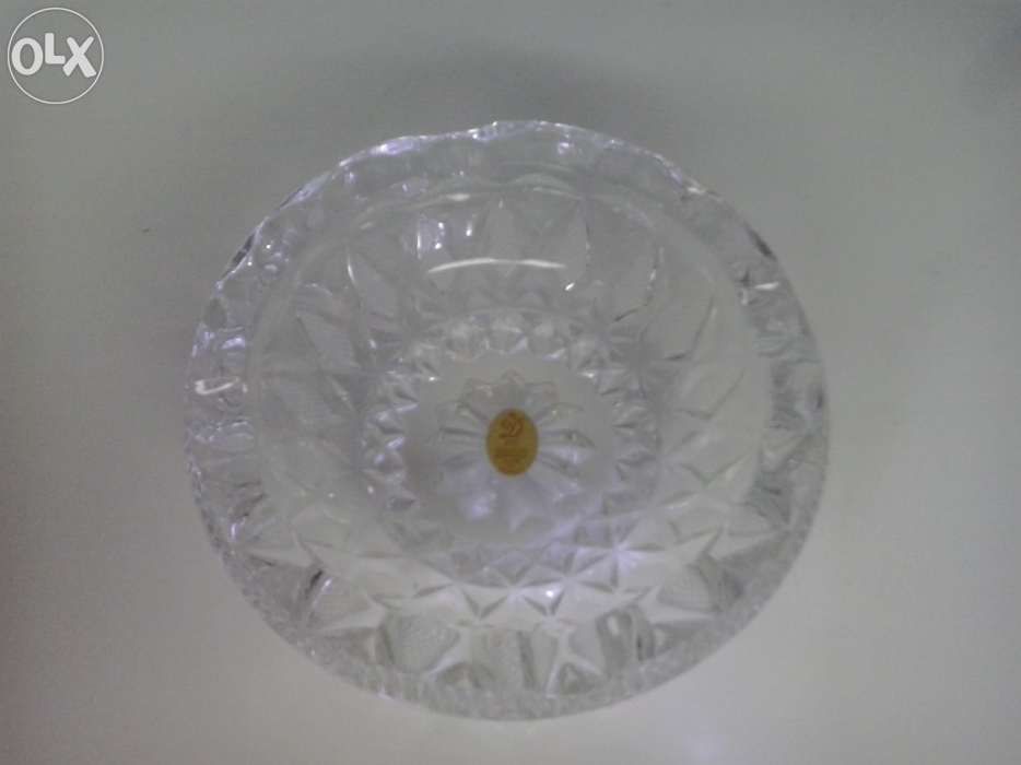 Cinzeiro cristal redondo novo