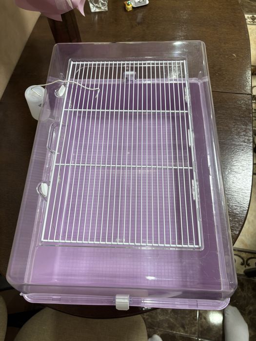 Клетка для хомяка Masterzoo, поилка, наполниьель корм