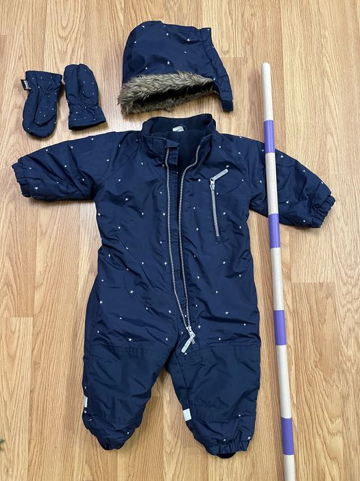 Kombinezon HM granatowy bez butów 74/80