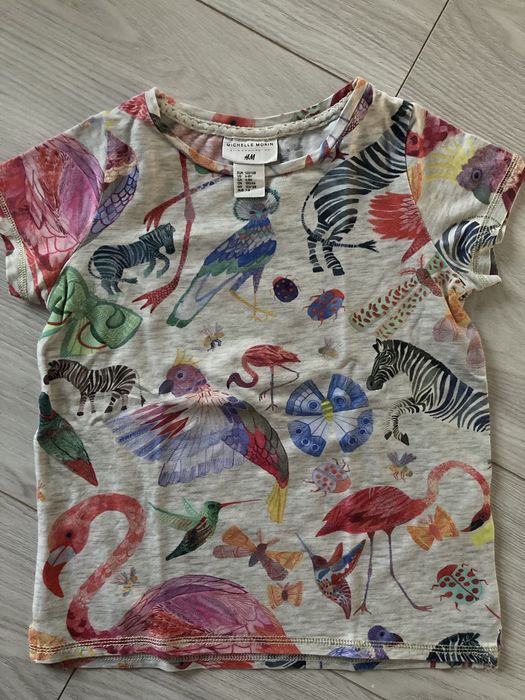 T shirt dziewczecy H&M 122/128 6-8 lat