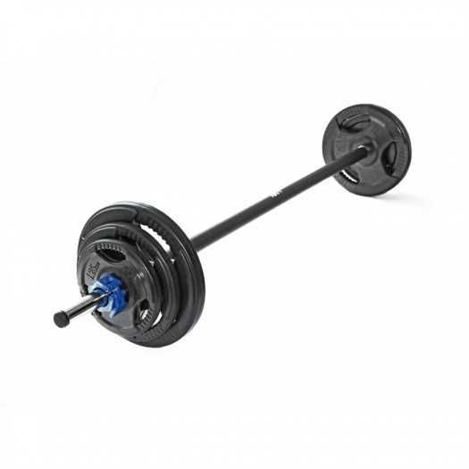 Zestaw do Body Pump ogumowany czarny