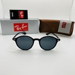 Сонцезахисні круглі окуляри Ray Ban Round 4237 Matt Black