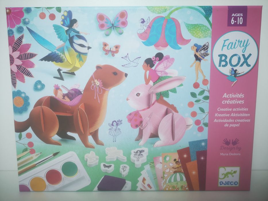 Djeco Duży Zestaw Kreatywny Wróżki 6w1