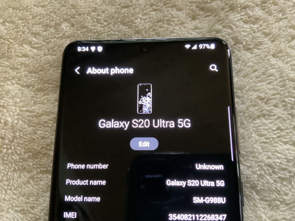 Флагман Samsung S20 Ultra. 12/128Gb. Снапдреган, 1 sim. В идеале