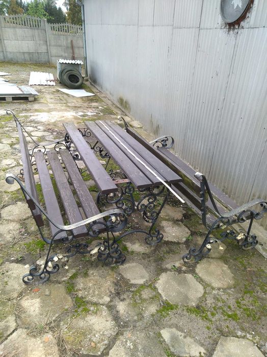meble ogrodowe,ławka  zabytkowe