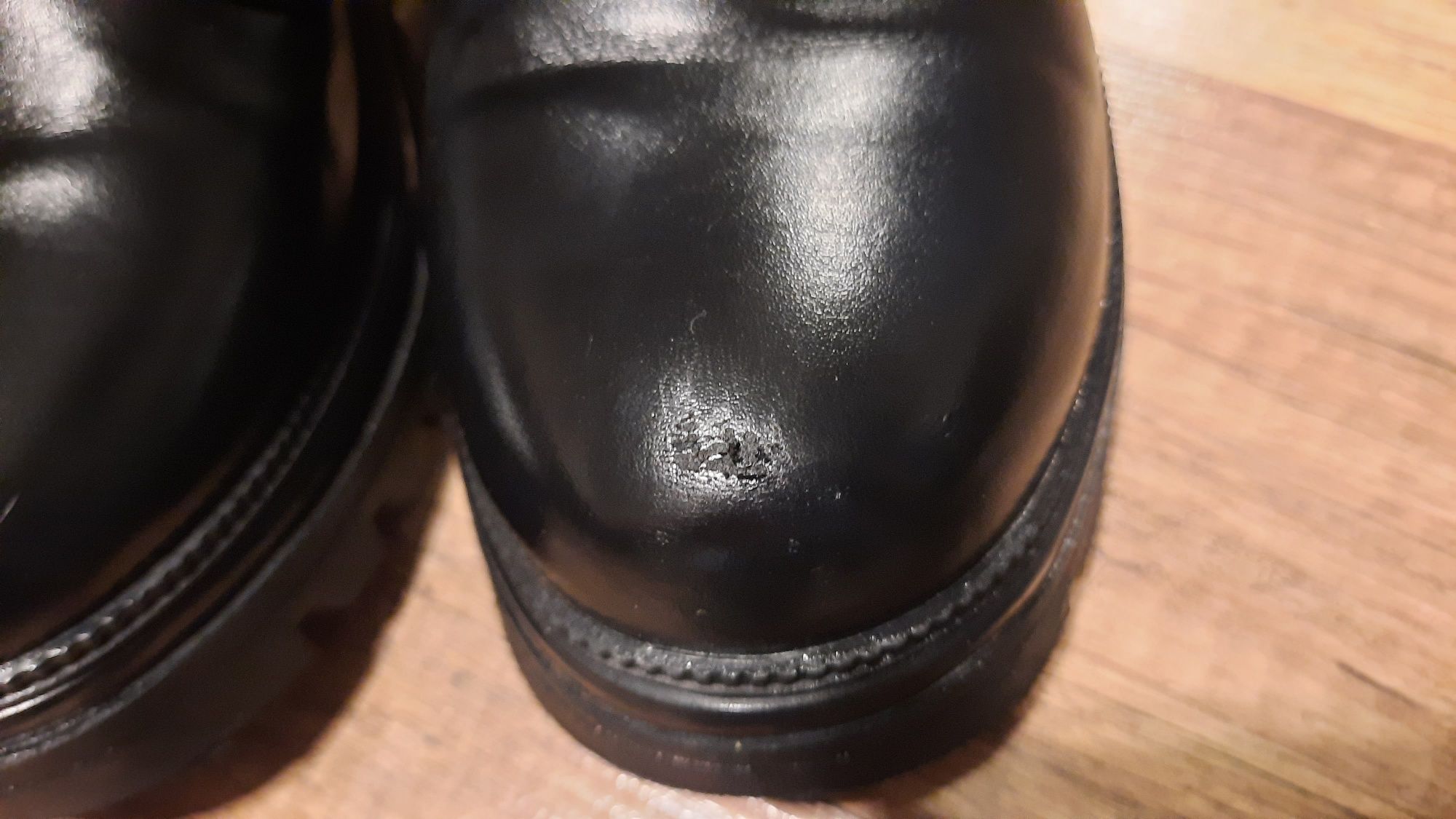 Trapery workery botki czarne 34