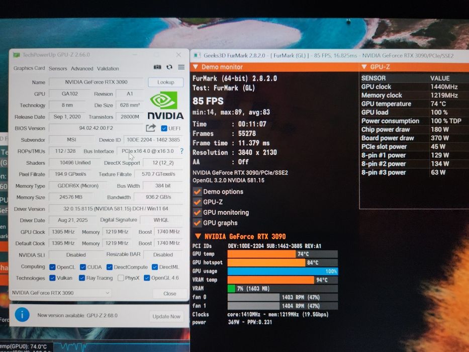 Відеокартка MSI Gaming Trio rtx3090