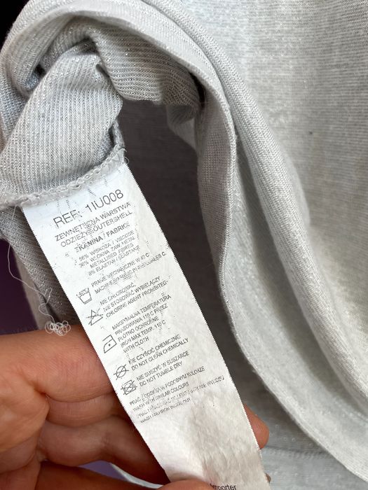 elegancka bluzka koszula błyszczącą metaliczna nitka quiosque 38 M