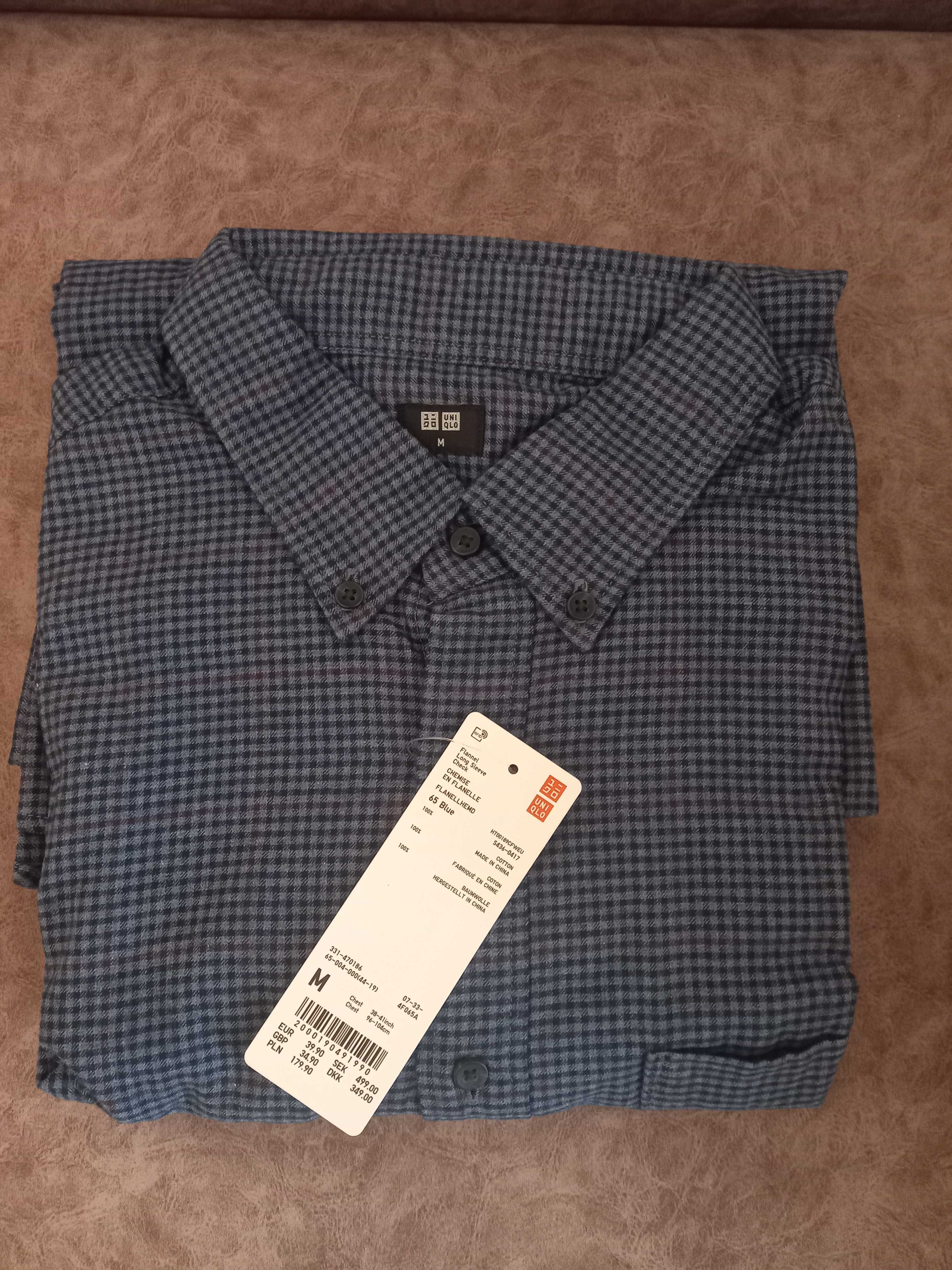 чоловічі фланелеві сорочки Uniqlo Японія