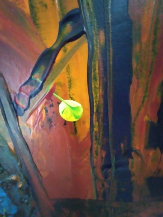 Acrílico sobre tela, abstrato, Vítor Pisco