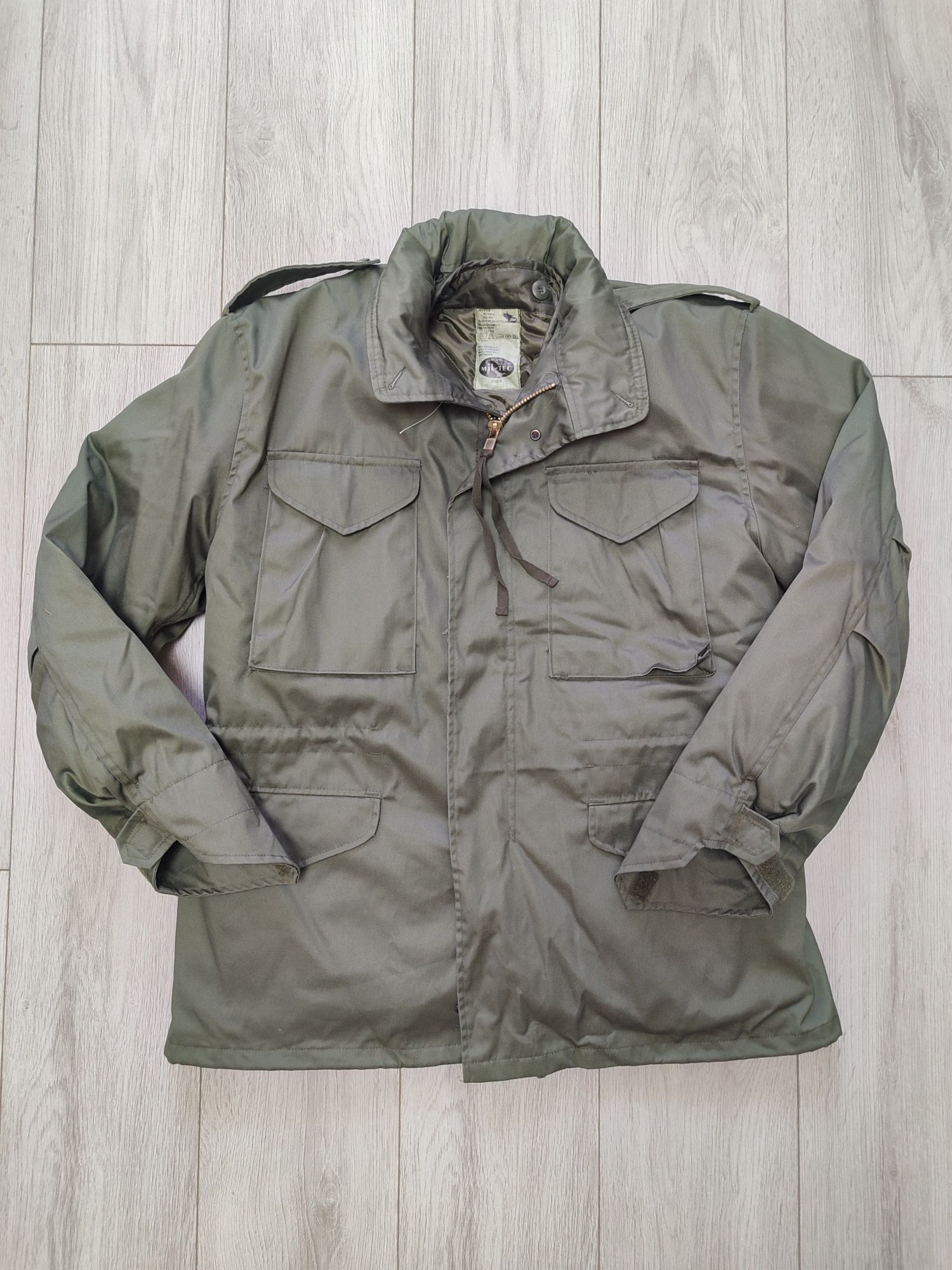 M65 куртка / Mil-Tec/ с капюшоном / олива /Military / M