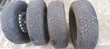 Opony zimowe z felgami 5x112 continental 195/65 15