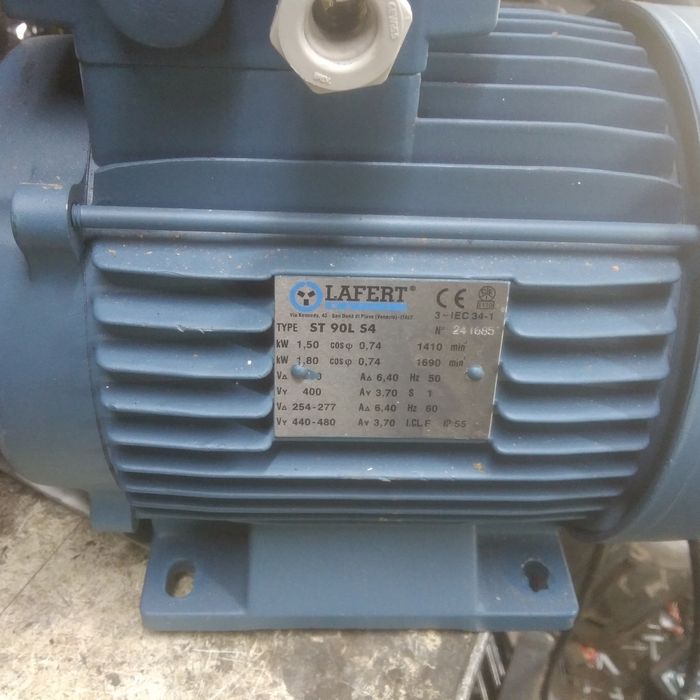 Двигун 1,5 кв 1500 об.з Італії