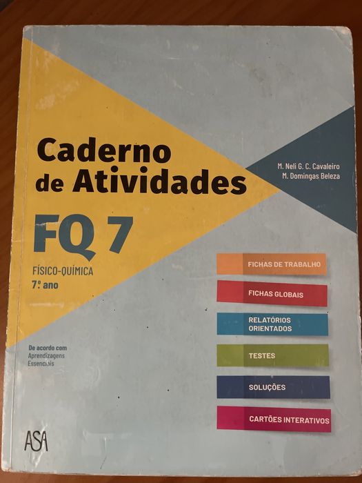 Cadernos de atividades 7 ano 8 ano 10 ano