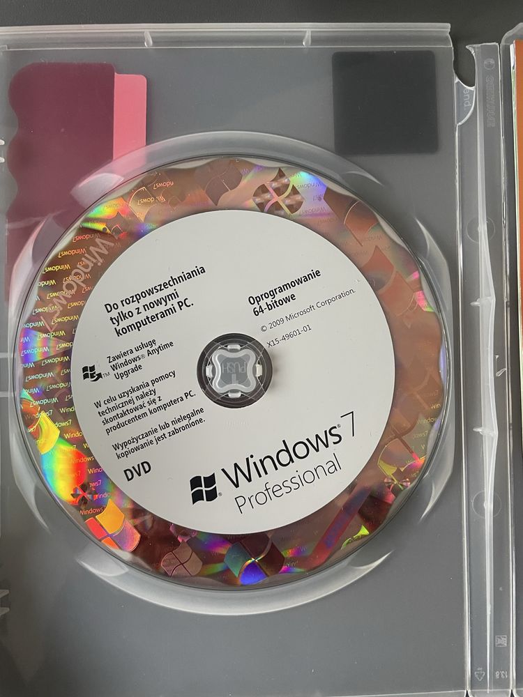 Windows 7 dvd professional