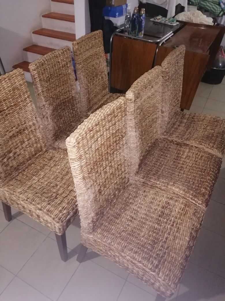 6 cadeiras usadas de sala/cozinha