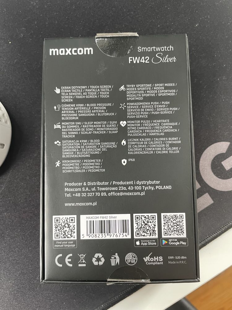 Smartwatch Maxcom FW42 Silver