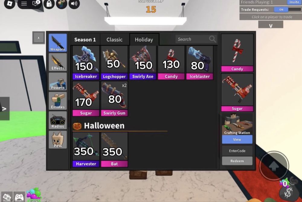 MM2 Godly , ножи з мюрдер містері Roblox , Роблокс