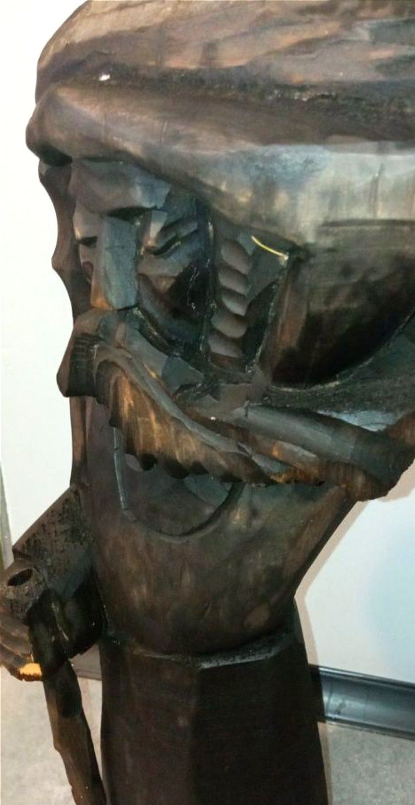 Drewniana Rzeźba Starca