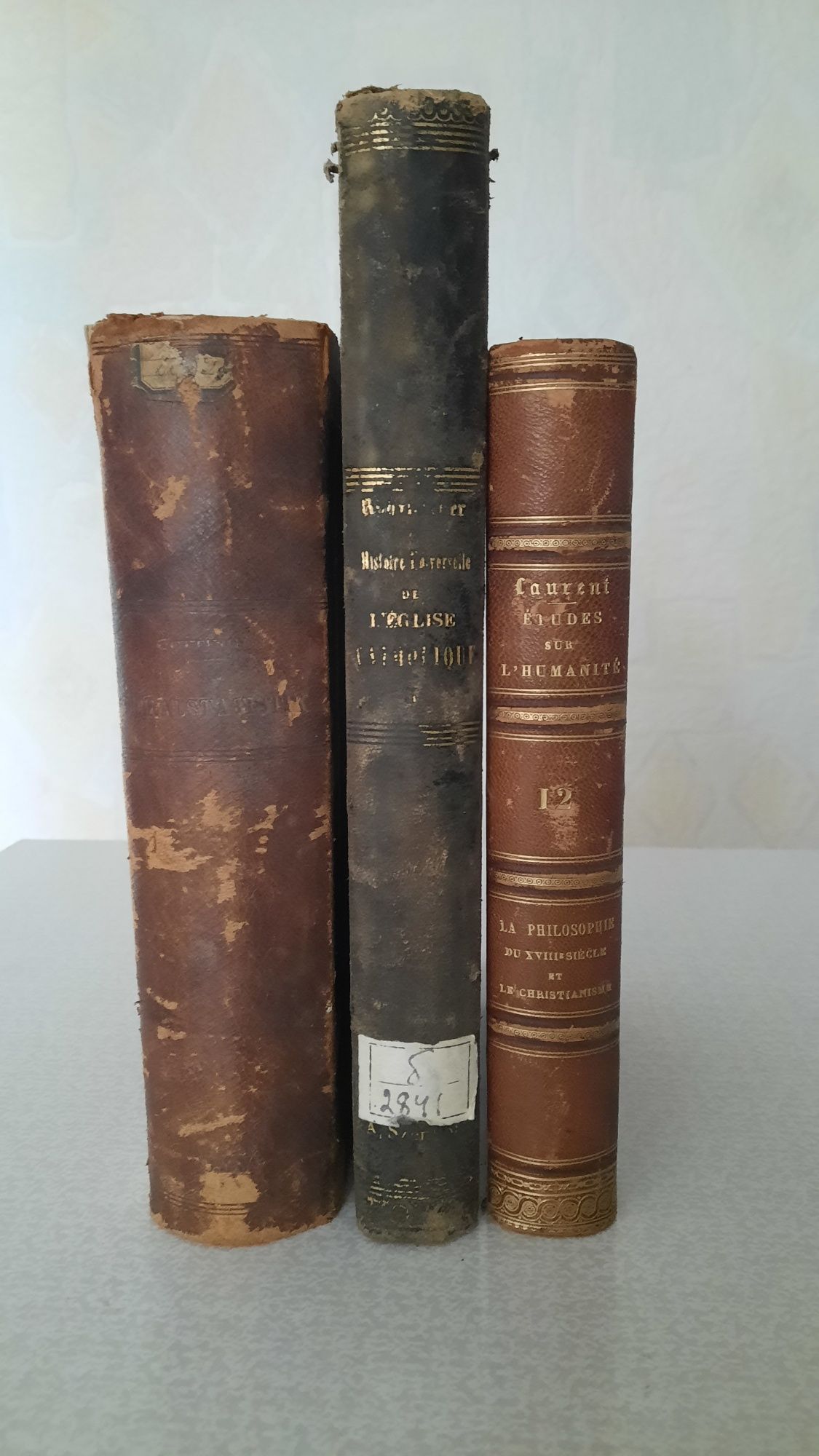 Книги старинные 1865 г на французском и немецком языке религиозные ЛОТ