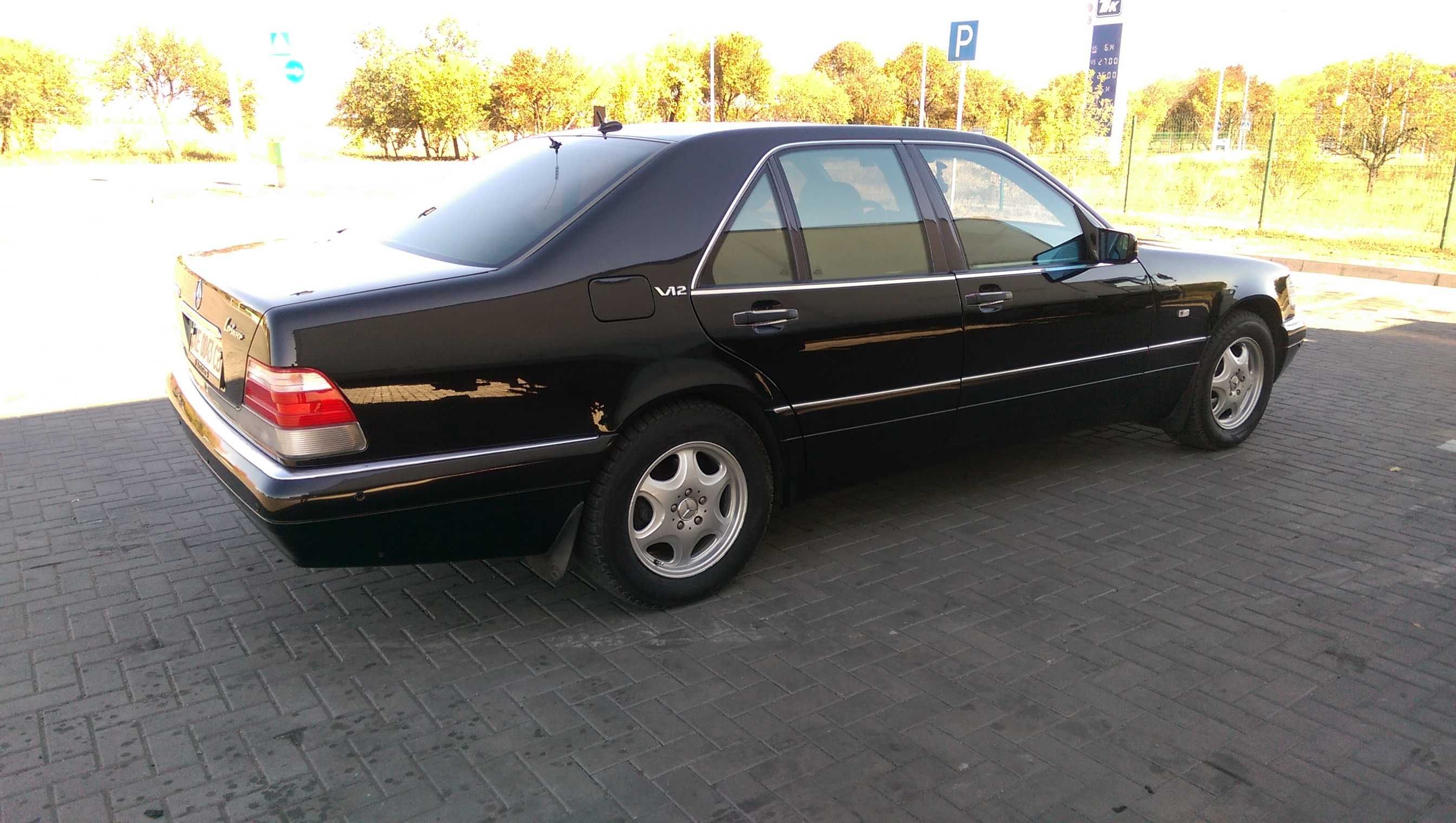 Продам Мерседес W140  1997г  3.2 л Бензин   Черный  Павлоград