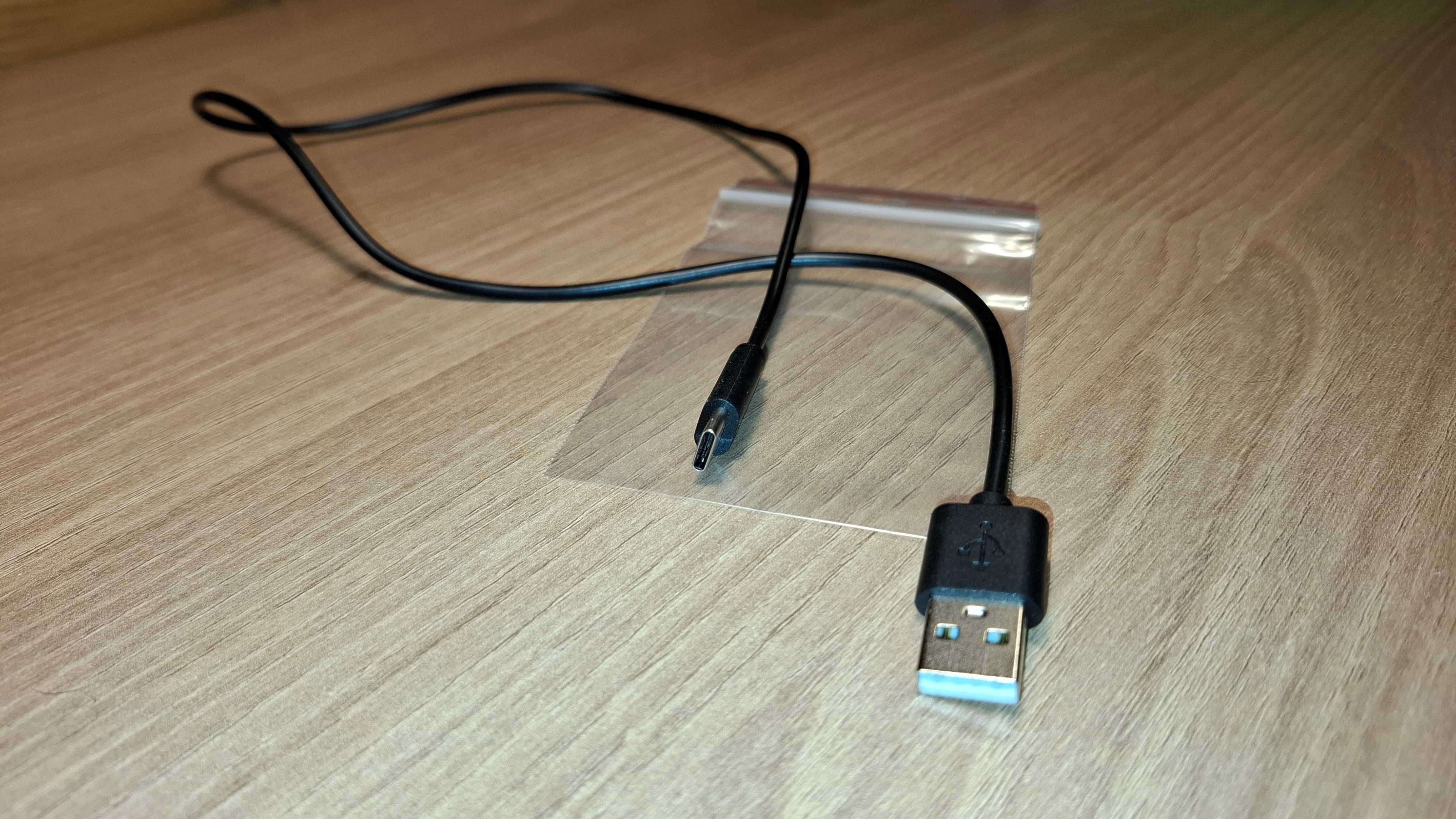 Kabel USB Do USB-C Czarny 60 Cm Do Ładowania