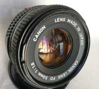 Lente Canon FD 50mm f/1.8 - Lente Mecânica Manual